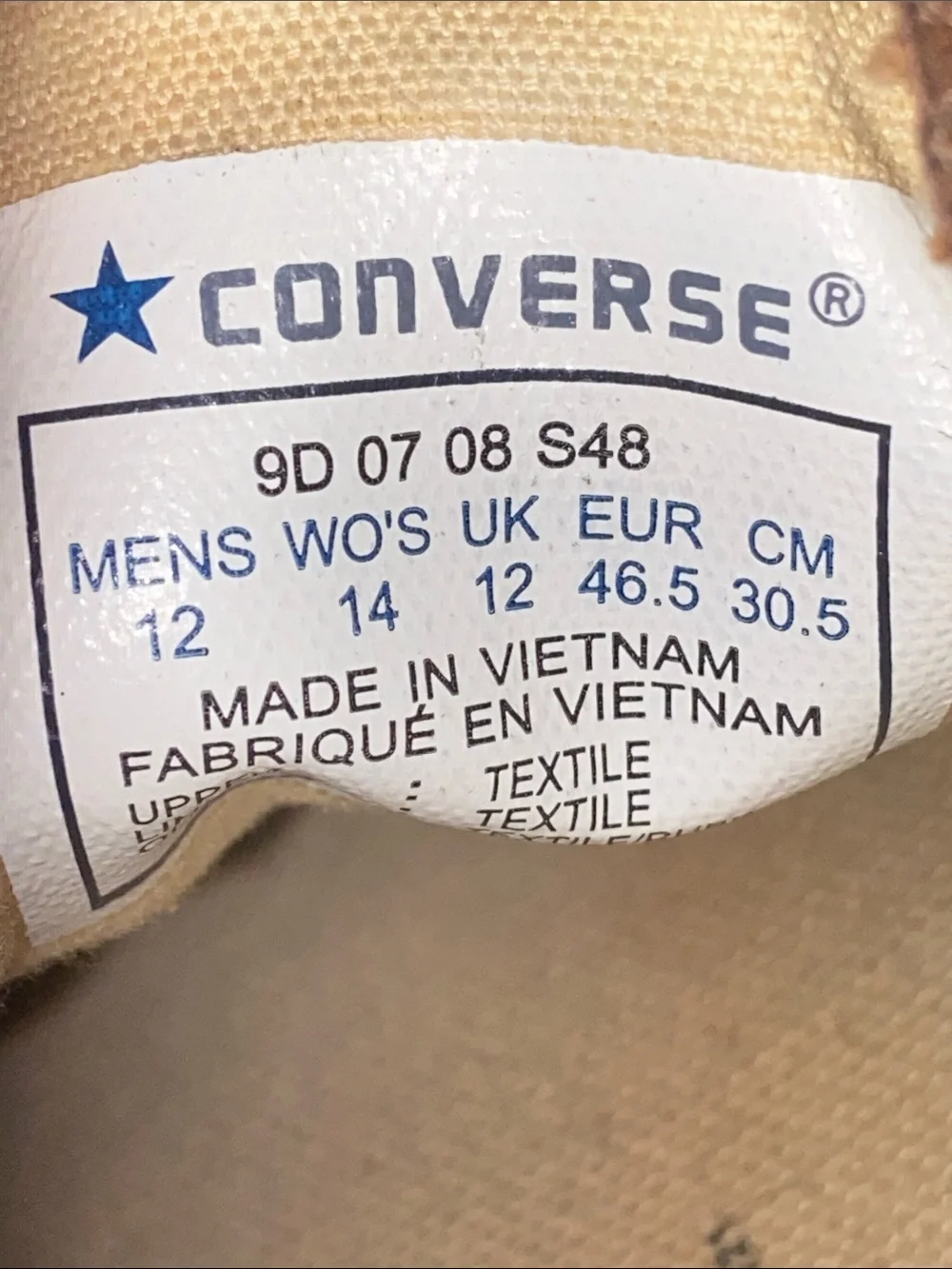 BROWN CHUCKS W14 M12 All American CONVERSE